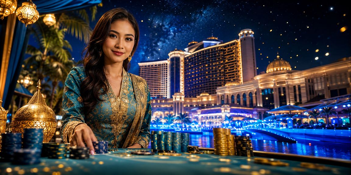 Suasana promosi perayaan Hari Raya di kasino hiburan Genting Highlands