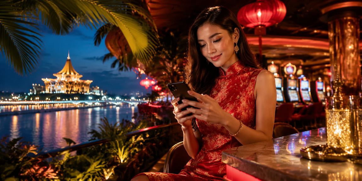 Pengguna dari Kuching Sarawak mengakses pelbagai permainan popular di jqk22