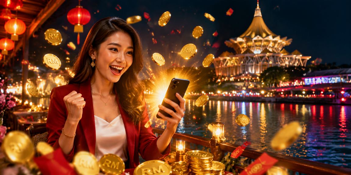Proses daftar akaun dan tuntut bonus di Kuching